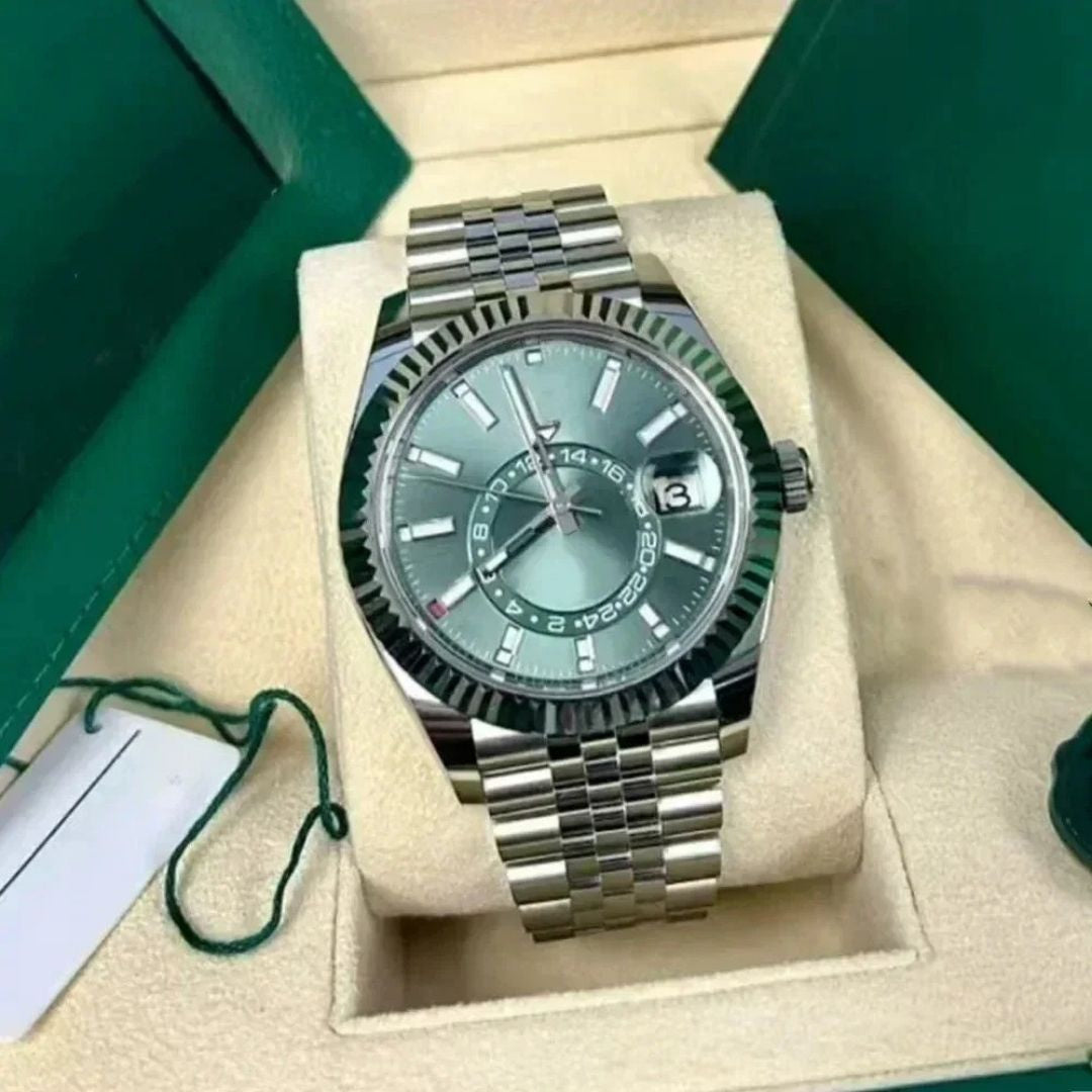 Green Dial with Oyster Band