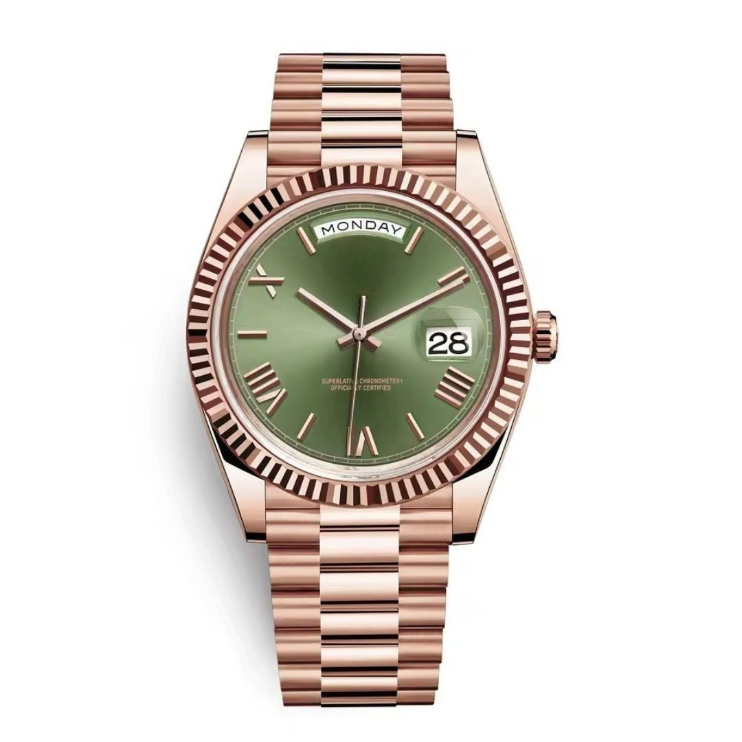 Rose Gold with Oyster Band
