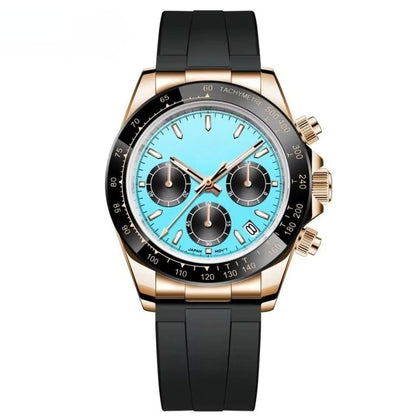 Turquoise Blue with Rubber Band