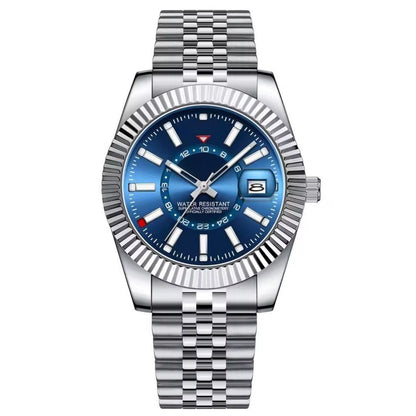 Blue Dial with Jubilee Band